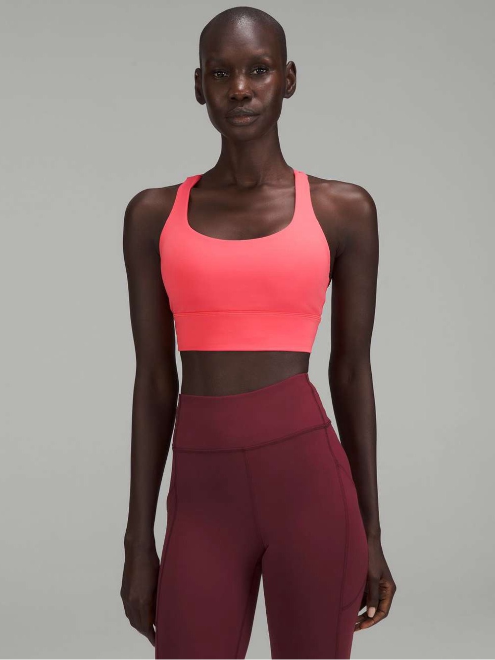 Lululemon | Energy Longline Bra Size 6 B-D Cups Pale Raspberry